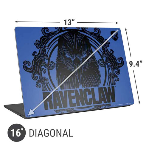 Wizarding Worlds Harry Potter Ravenclaw Illustration Universal Laptop 16in (13 x 9.4in) Skin